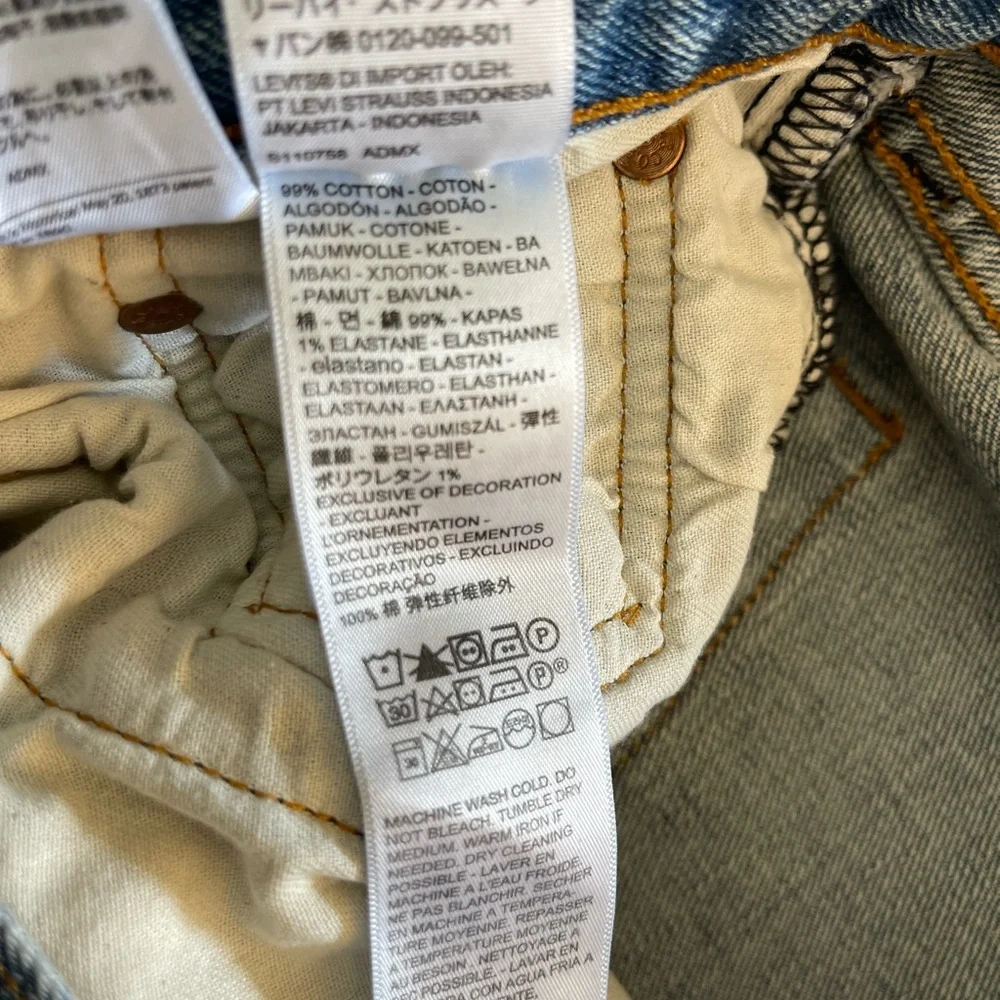 Levi's 501 Men's Women's Straight Blue Jeans 30 x‎ 32